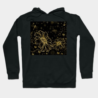 Gold & black shine Hoodie